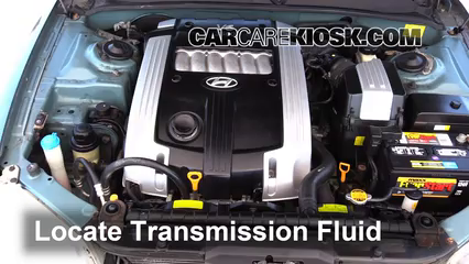 2004 Hyundai XG350 L 3.5L V6 Transmission Fluid Add Fluid
